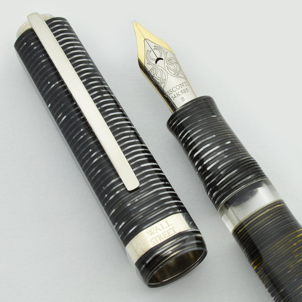 Visconti Wall Street Limited Edition Fountain Pen - Grey Celluloid